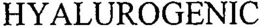 HYALUROGENIC trademark
