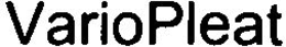 VARIOPLEAT trademark