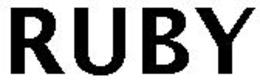 RUBY trademark