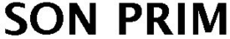 SON PRIM trademark