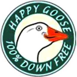 HAPPY GOOSE 100% DOWN FREE trademark