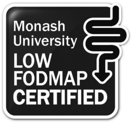 MONASH UNIVERSITY LOW FODMAP CERTIFIED trademark