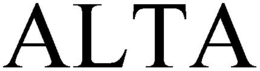 ALTA trademark