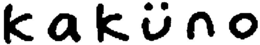 KAKÜNO trademark