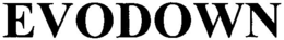 EVODOWN trademark