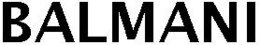 BALMANI trademark