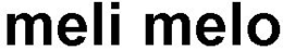 MELI MELO trademark