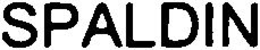 SPALDIN trademark