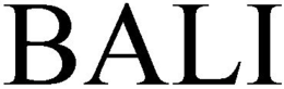 BALI trademark