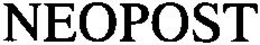 NEOPOST trademark