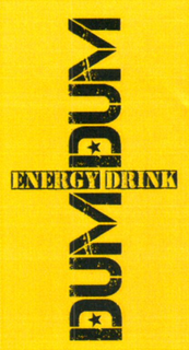 DUMDUM ENERGY DRINK trademark