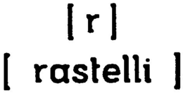 R RASTELLI trademark