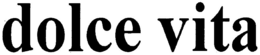 DOLCE VITA trademark