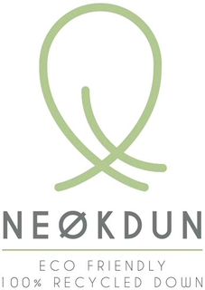 NEOKDUN ECO FRIENDLY 100% RECYCLED DOWN trademark