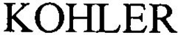 KOHLER trademark