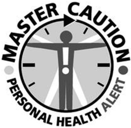 MASTER CAUTION PERSONAL HEALTH ALERT trademark