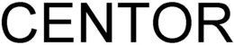 CENTOR trademark