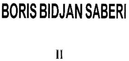 BORIS BIDJAN SABERI II trademark
