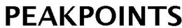 PEAKPOINTS trademark
