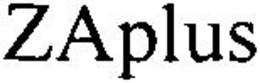 ZAPLUS trademark