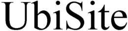 UBISITE trademark