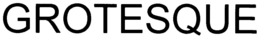 GROTESQUE trademark