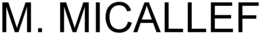 M. MICALLEF trademark