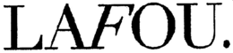 LAFOU. trademark