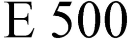 E 500 trademark