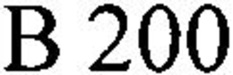 B 200 trademark