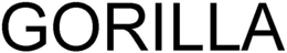 GORILLA trademark