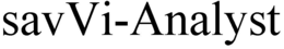 SAVVI-ANALYST trademark