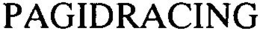 PAGIDRACING trademark