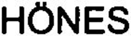 HÖNES trademark