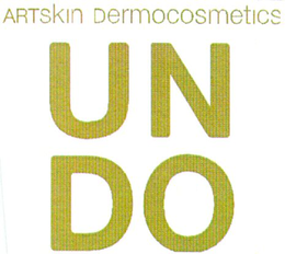 ARTSKIN DERMOCOSMETICS UNDO trademark