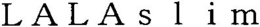 LALASLIM trademark
