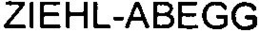 ZIEHL-ABEGG trademark