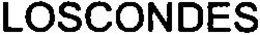 LOSCONDES trademark