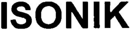 ISONIK trademark