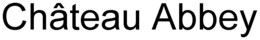 CHÂTEAU ABBEY trademark