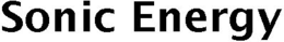 SONIC ENERGY trademark