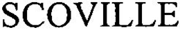 SCOVILLE trademark