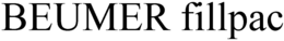 BEUMER FILLPAC trademark