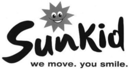SUNKID WE MOVE. YOU SMILE. trademark