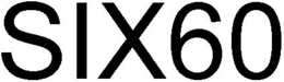 SIX60 trademark