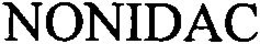 NONIDAC trademark