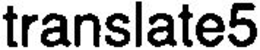 TRANSLATE5 trademark