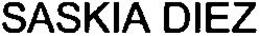SASKIA DIEZ trademark