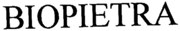 BIOPIETRA trademark