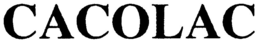 CACOLAC trademark